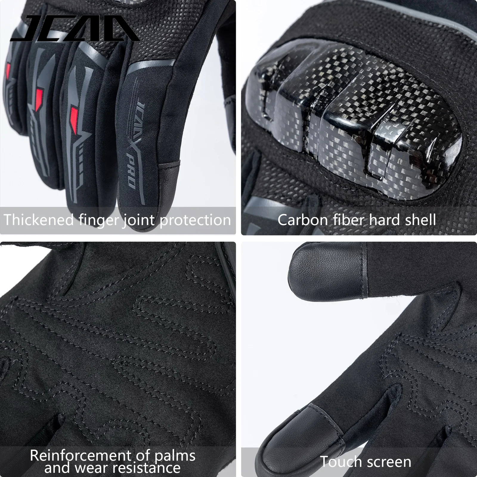 Winter Thermal Motorcycle Gloves Men Women Waterproof Motocross Biker Gloves Outdoor Sports Riding Carbon Fiber Protective Glove - Image 5