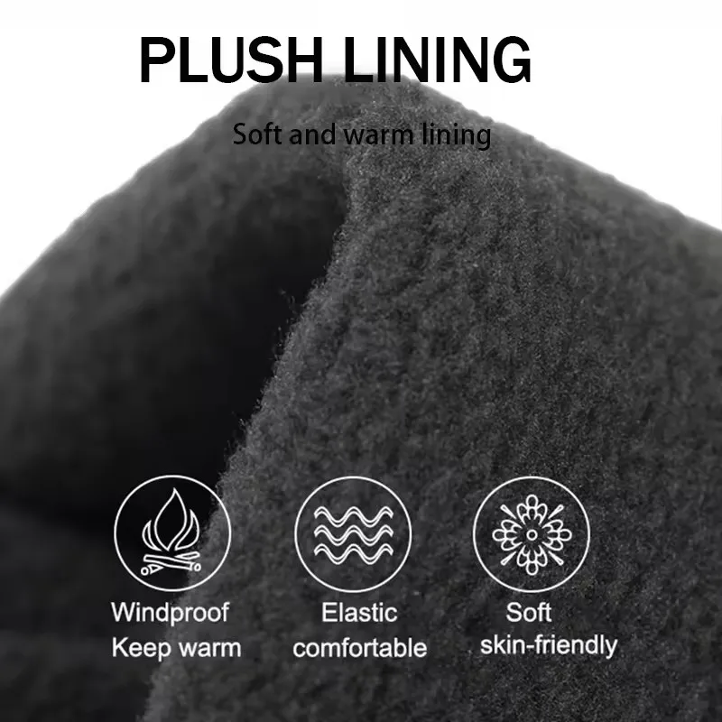 Winter Warm Gloves Touch Screen Windproof Non Slip Cold-proof Cycling Gloves Outdoor Men's Women's Running Hiking Skiing Gloves - Image 5