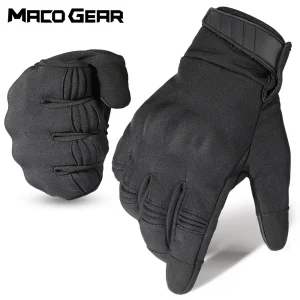 Winter Warm Motorcycle Full Finger Gloves Touch Screen Motorbike Motocross Cycling Riding MTB Windproof Non-slip Protective Gear
