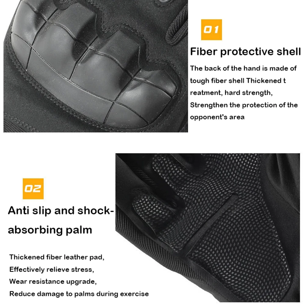 Winter Windproof Warm Motorcycle Gloves Men's Guantes Moto Outdoors Motorbike Riding Gloves Touch Screen Moto Motocross Gloves - Image 4