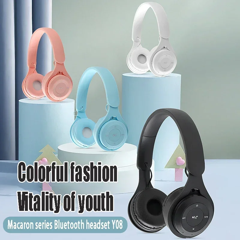 Wireless Headset Foldable Bass HiFi On-Ear Bluetooth Earphones Longer Playtime USB Charging For Smart Phone Computer Laptop - Image 3