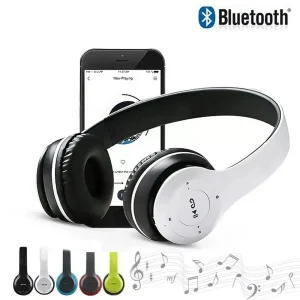 Wireless Bluetooth 5.0 Headphone Over Ear HiFi Stereo Headsets Noise Reduction Sports Gaming Earphone With Mic For Android Phone