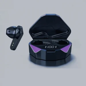 Wireless Earbuds Low Latency Earbuds Fone Headset TWS Earphones Bluetooth 5.4 For Gaming With Mic Light Headphones