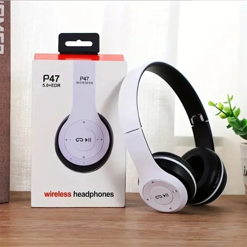 Wireless Headset Bluetooth 5.0 Foldable Sport Over Ear Headphones Stereo Bass Earphone for Running Gaming Phone Tablet - Image 2