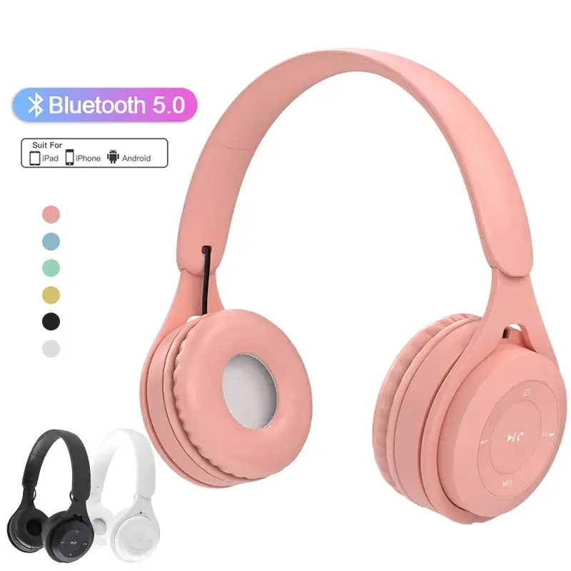 Wireless Headset Foldable Bass HiFi On-Ear Bluetooth Earphones Longer Playtime USB Charging For Smart Phone Computer Laptop - Image 6
