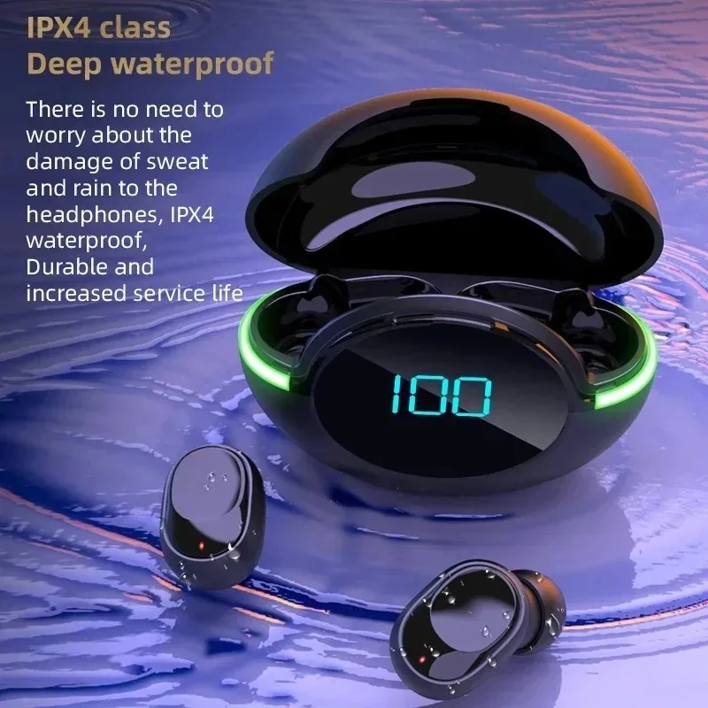 Wireless TWS In-Ear Bluetooth 5.3 Earbuds Sports Headphones with Waterproof Noise Reduction Digital Display Gaming Earphones - Image 4