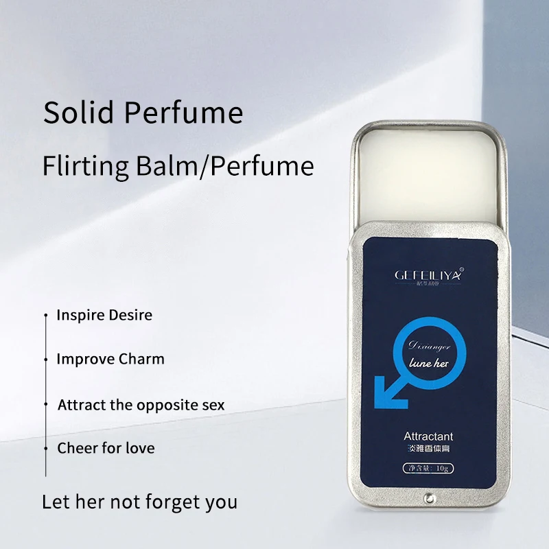 Woman Man Body Pheromone Perfume Solid Balm Long Lasting Fragrance Deodorant Portable Solid Perfume Cologne Fragrance 10g - Image 2
