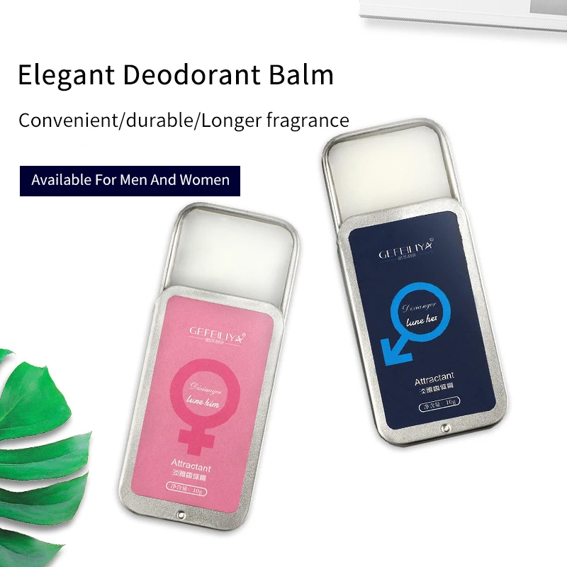 Woman Man Body Pheromone Perfume Solid Balm Long Lasting Fragrance Deodorant Portable Solid Perfume Cologne Fragrance 10g - Image 3