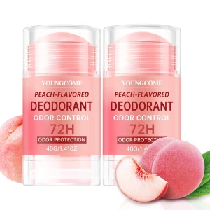 Women's Peach Vanilla Deodorant Lotion Multiple Fruits Perfume Remove Armpit Odor Underarm Atmosphere Long Lasting Fragrance