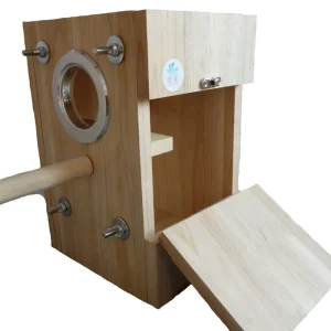 Wood Birds Nest Box Breeding Parrot Cockatiels Swallows Nest Outdoors Roof Wooden Bird House Nature wood bird box
