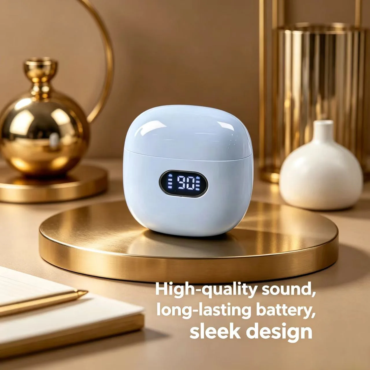 X83 TWS Wireless Bluetooth 5.4 Earphone HiFi Stereo Headphones LED Power Display In-Ear Earbuds 3-4H Single Use 8-10H Total - Image 2