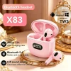 X83 TWS Wireless Bluetooth 5.4 Earphone HiFi Stereo Headphones LED Power Display In-Ear Earbuds 3-4H Single Use 8-10H Total