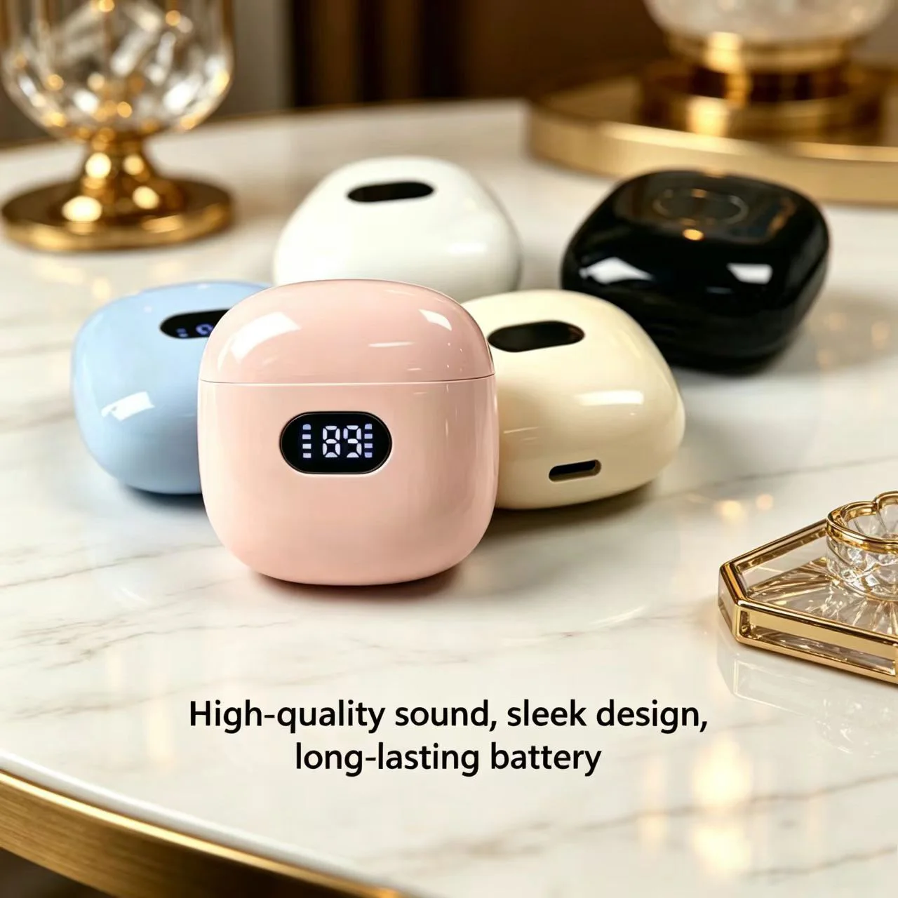 X83 TWS Wireless Bluetooth 5.4 Earphone HiFi Stereo Headphones LED Power Display In-Ear Earbuds 3-4H Single Use 8-10H Total - Image 4