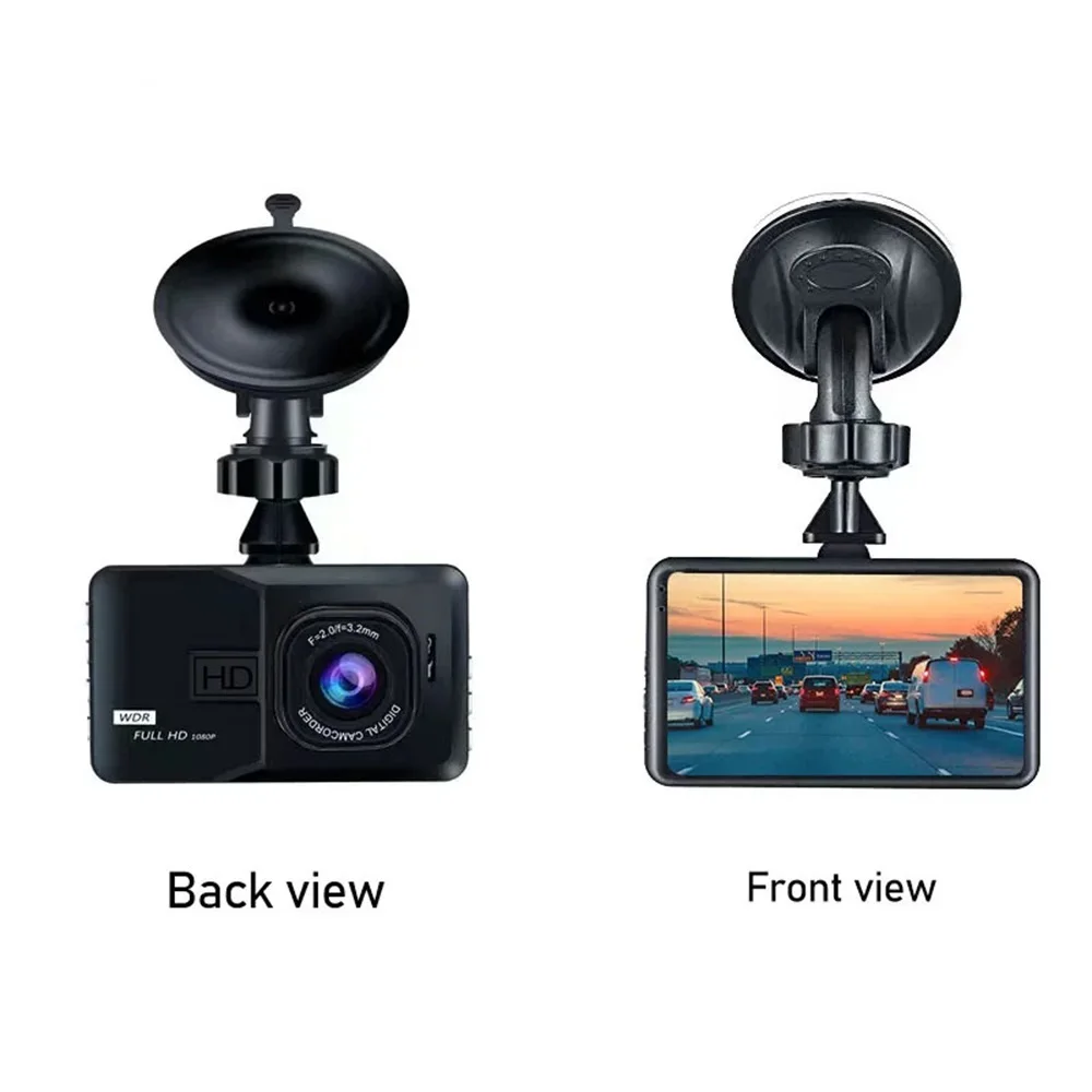 XUSHIDZ NEW Dash Camera Q08PRO Dua;-Channel Front and Rear Camera G-sensor Car Camera Dashcam Vehicle Video Recorder DVR 1080P - Image 3