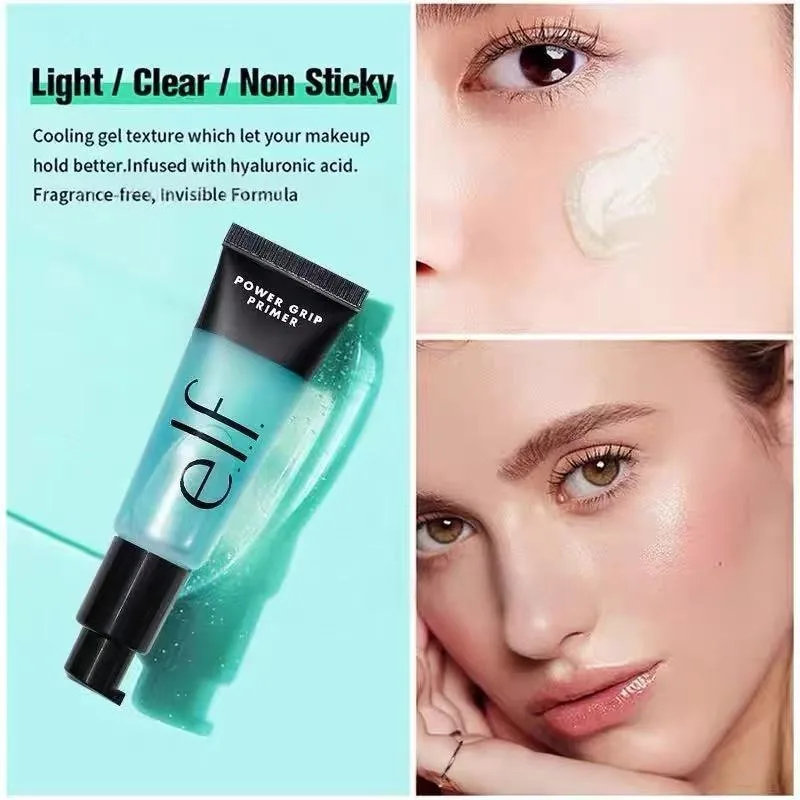 e.l.f. Power Grip Primer Gel-Based & Hydrating Face Primer For Smoothing Skin & Gripping Makeup Long-lasting Wear Moisturizing - Image 2