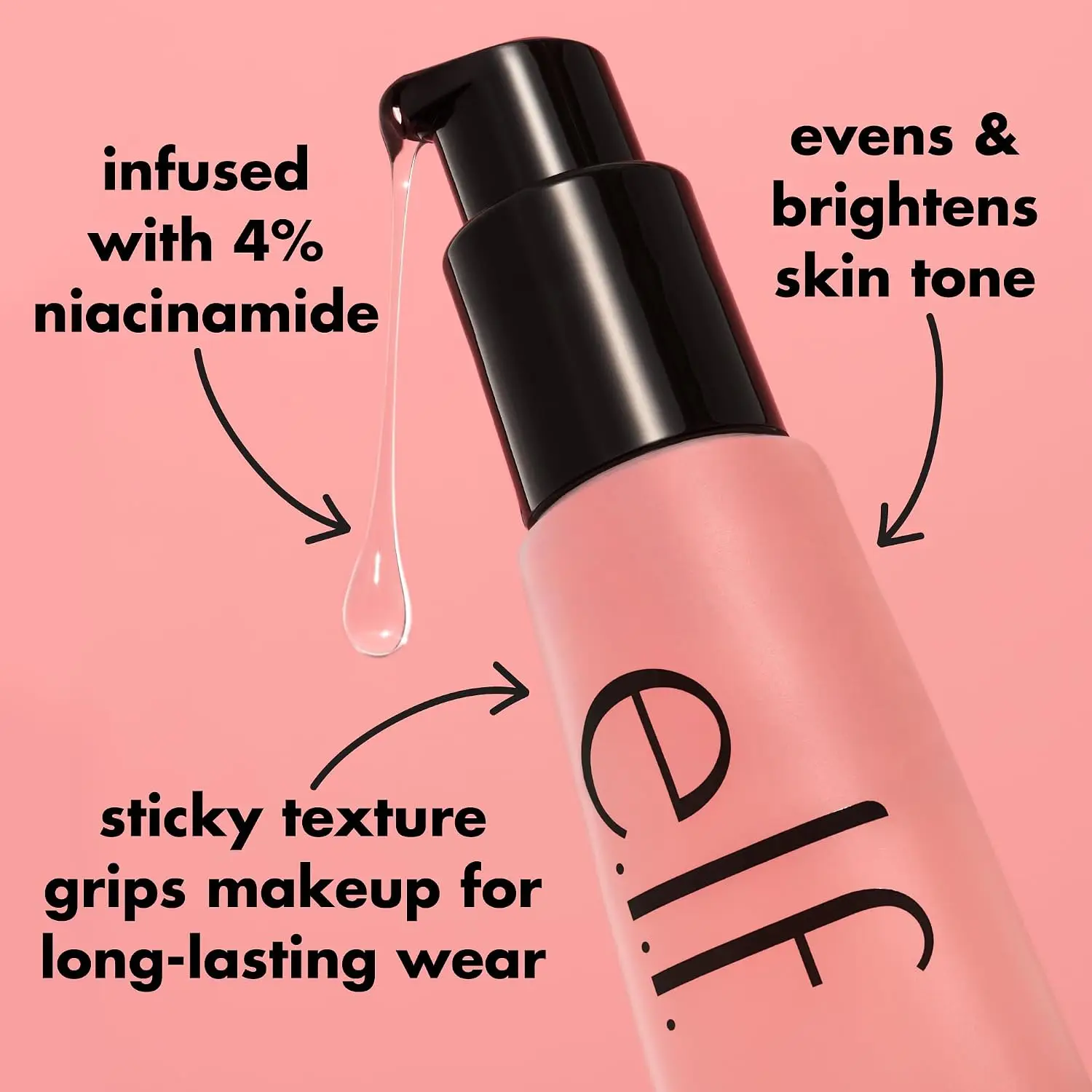 e.l.f. Power Grip Primer Gel-Based & Hydrating Face Primer For Smoothing Skin & Gripping Makeup Long-lasting Wear Moisturizing - Image 3