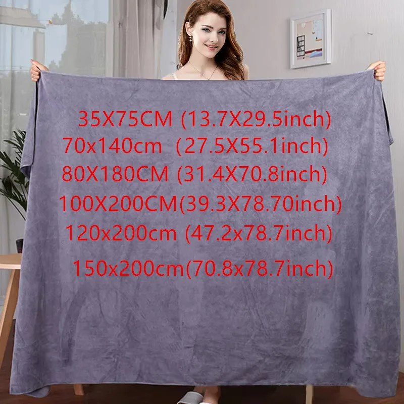 towel Microfiber Bath Towels – Super Absorbent, Soft, Fast Drying and Oversized Bath Lines Multipurpose for Travel, Sports, Spa - Image 6
