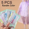【A】5pcs Disposable Raincoat Card Sized Raincoat Portable Rain Coat Waterproof Jacket Travel Outdoor Rafting Camping Supplies