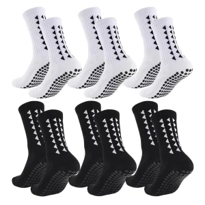 1-10 Pairs Men Women Football Grip Socks Towel Bottom Sport Socks Rugby Soccer Cycling Running Exercise Athletic Socks