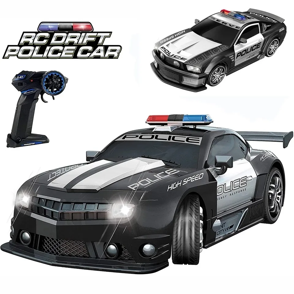 1: 12 Rc Car 2.4G Remote Control Police Cars Models Toy High Speed Radio Controled Machine Off-Road Drift Toys for Boys Kid Gift - Image 5
