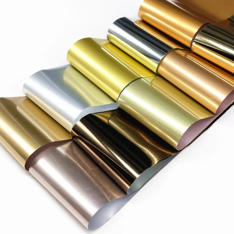 1 Box New Metal Nail Foils for Matt Transfer Paper Neon Stickers Champagne Nails Wraps Silver DIY Chameleon Nail Art Decorations - Image 5