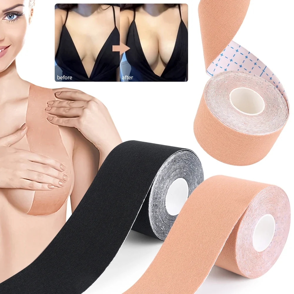 1 Roll Women Breast Nipple Covers Push Up Bra Body Invisible Breast Boob Lift Tape Adhesive Bras Intimates Sexy Bralette Pasties - Image 3