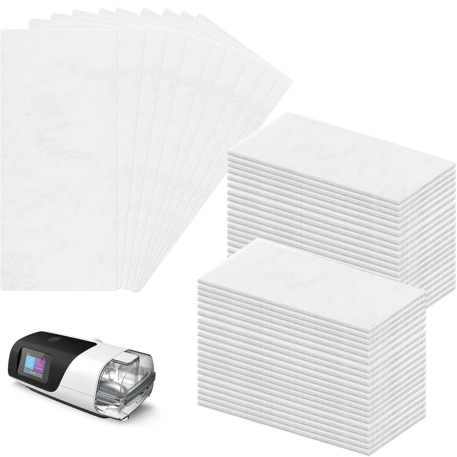 10-100pcs CPAP Filters Compatible with AirSense 11 – Replacement Filters for S11 Machine - Disposable Ultra Fine Filter Refills
