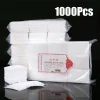 100/3000Pcs Nail Polish Remover Pads Lint Free Cotton Wipes for Gel Acrylic Manicure Clean Up Salon Beauty Tools Bulk Supply