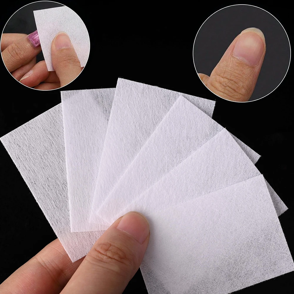 100/3000Pcs Professional Nail Wipe 100% Cotton Pads Lint-Free Nail Cotton Gel Polish Remover Nail Art Cleaning Tools - Image 4