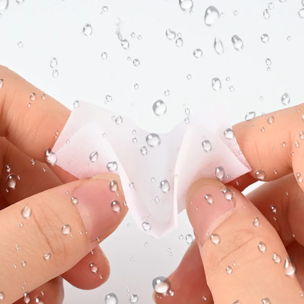 100/600pcs/Lot Lint Free Nail Wipes 5colors Gel Nail Polish Remover Coffon Pads for Beauty Makeup Cleaning Manicure Salon Tools - Image 5
