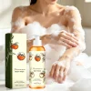 100ML Persimmon Body Shampoo Gel Gentle Cleaning Pores Moisturizing Improve Smoothness Fresh Fragrance Non-tight Body Wash Gel