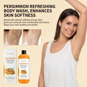 100ml Persimmon Body Wash Rosemary Lavender Dry Skin Remedy Moisturizing Without Greasiness Unisex Refreshing Texture Shower Gel