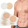 10/20/50/100/200-Pack Ultra-Thin And Soft Men'S Disposable Invisible Nipple Stickers, Mesh Fabric Chest Protectors, Suitable For