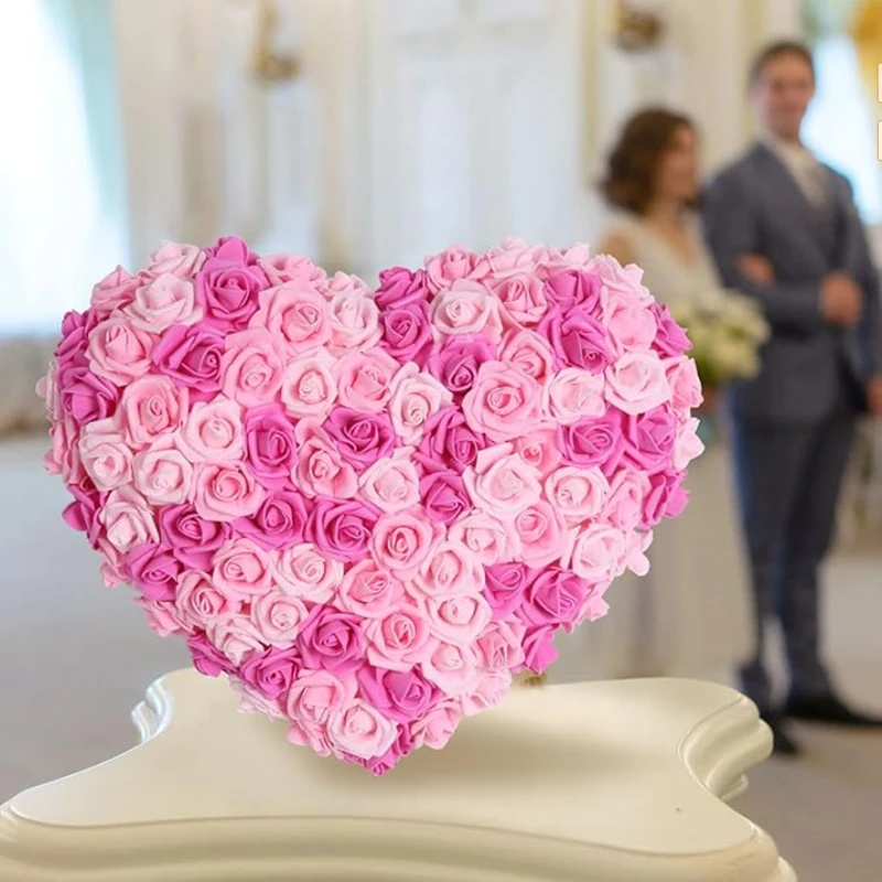 10/20/50Pcs Artificial Foam Rose Flowers PE Fake Flower for Home Room Dceor Wedding Party Halloween Thanksgiving Christmas Decor - Image 5