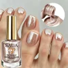 10ML Champagne Color Nail Polish, Fast-Drying, No UV Lamp Needed, Pearl Cream Texture, High Gloss,For Daily Use and Parties