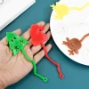 10PCS Cute Cartoon Christmas Tree Snowflake Elk Sticky Hands for Christmas New Year Carnival Party Gifts Pinata Gift Bag Filler