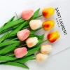 10pc Artificial Flower Realistic Touch Tulip Scrapbooking Vase Home Decor Wedding Garden Arch Garland Mother's Day Bouquet DIY