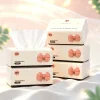 12 Packs Tissue Paper Household Napkins Log Embossed Facial Tissue Soft Comfortable 5 Ply Facial Tissue Paper Kitchen Paper
