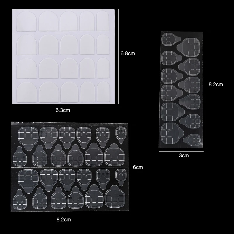 1200/600PCS Double Sided Waterproof Breathable Fake Nail Art Glue Stickers Jelly Adhesive Tabs Manicure False Tips Accessory - Image 6