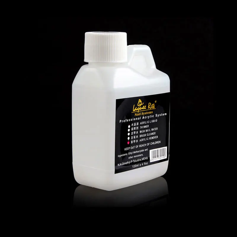 120ml Professional Acrylic Remover Liquid Nail Polish Remover Gel Remover For Nail Art Powder Nail Tips - Image 3