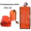 1/2Pcs 210×90cm Emergency Sleeping Bag Waterproof Aluminum Film Thermal Blankets for Camping Hiking Keep Warm Survival Equipment
