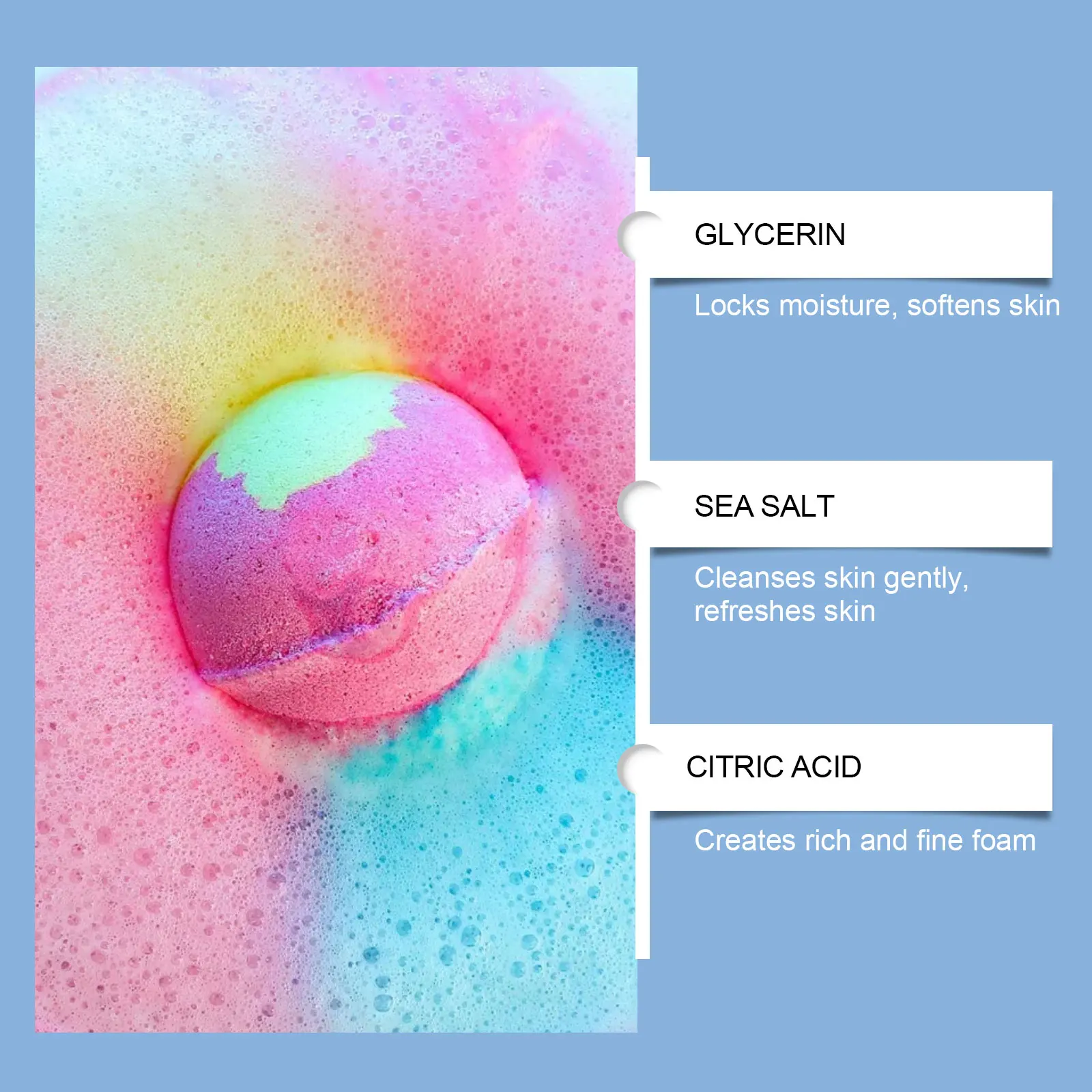 12pcs Bath Bombs Set with Surprise Toys Inside Essential Oil Moisturizing Skin Care Bathtime Sensory Play Gift for Boys & Girls - Image 2