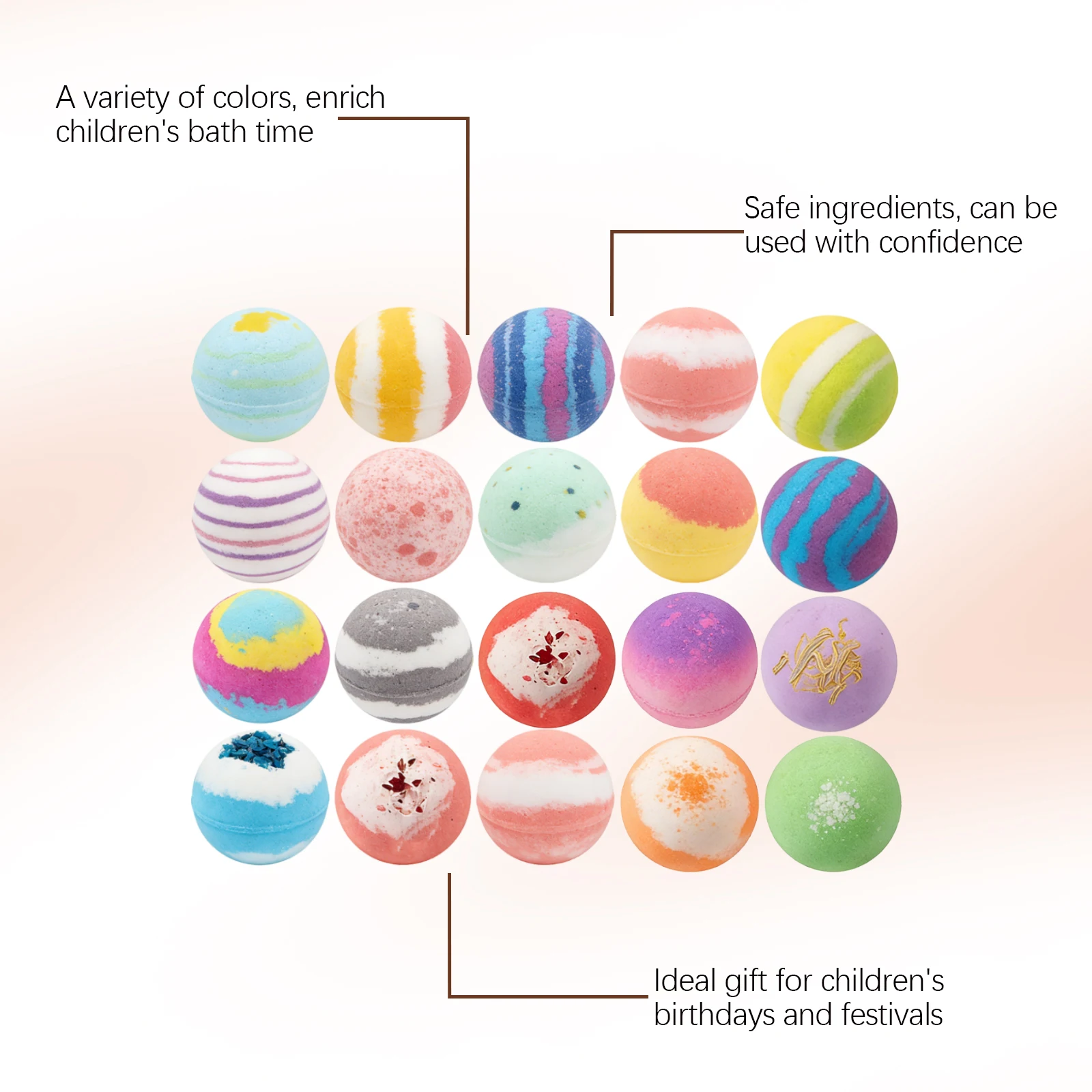 12pcs Bath Bombs Set with Surprise Toys Inside Essential Oil Moisturizing Skin Care Bathtime Sensory Play Gift for Boys & Girls - Image 5