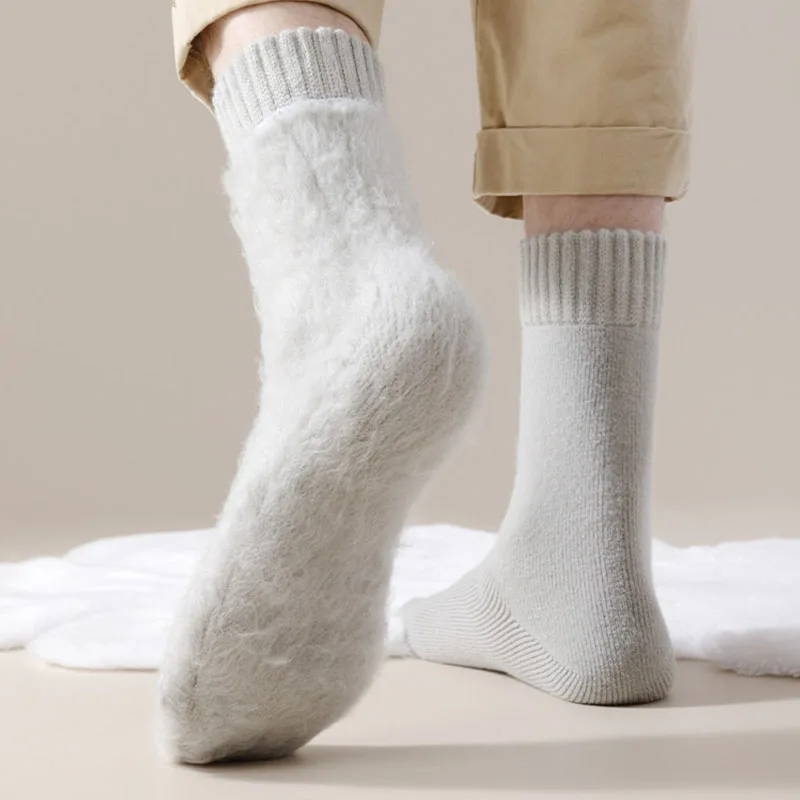 1/3 Pairs Unisex Winter Thermal Socks Thick Fleece Lined Warm Soft Cozy Crew Sock for Men Wome Soft Comfortable Breathable - Image 5