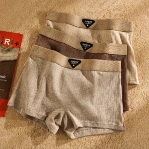 1/3pcs Student Women Panties Cotton Breathable Seamless Winter Underwear Solid Boxer Girl Safety Pants Lady Briefs Sexy Lingerie
