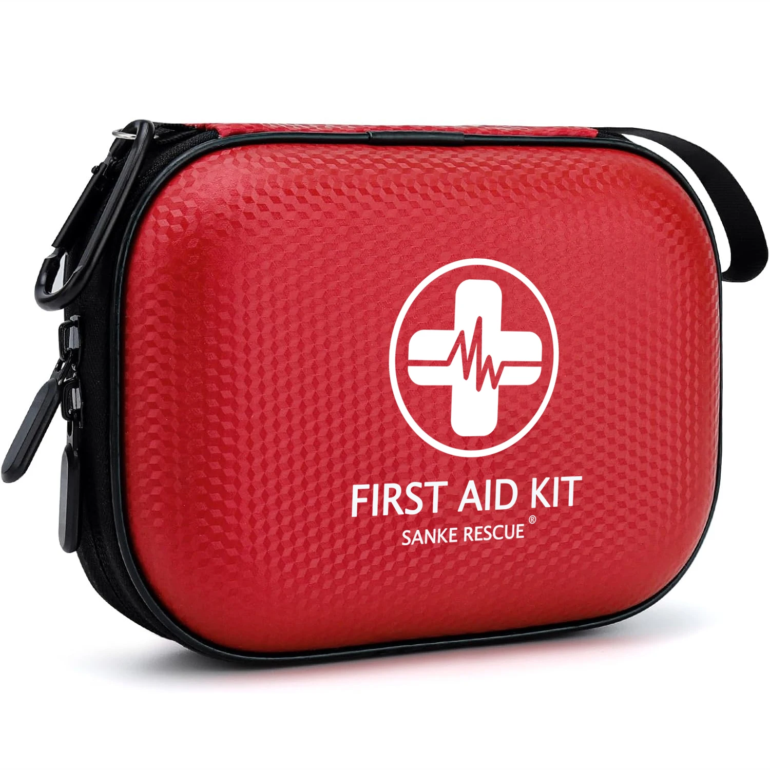 150 Piece Mini First Aid Kit Small Waterproof Hard Shell Outdoor Kit for Home Car Travel Camping Truck Hiking Sports Office
