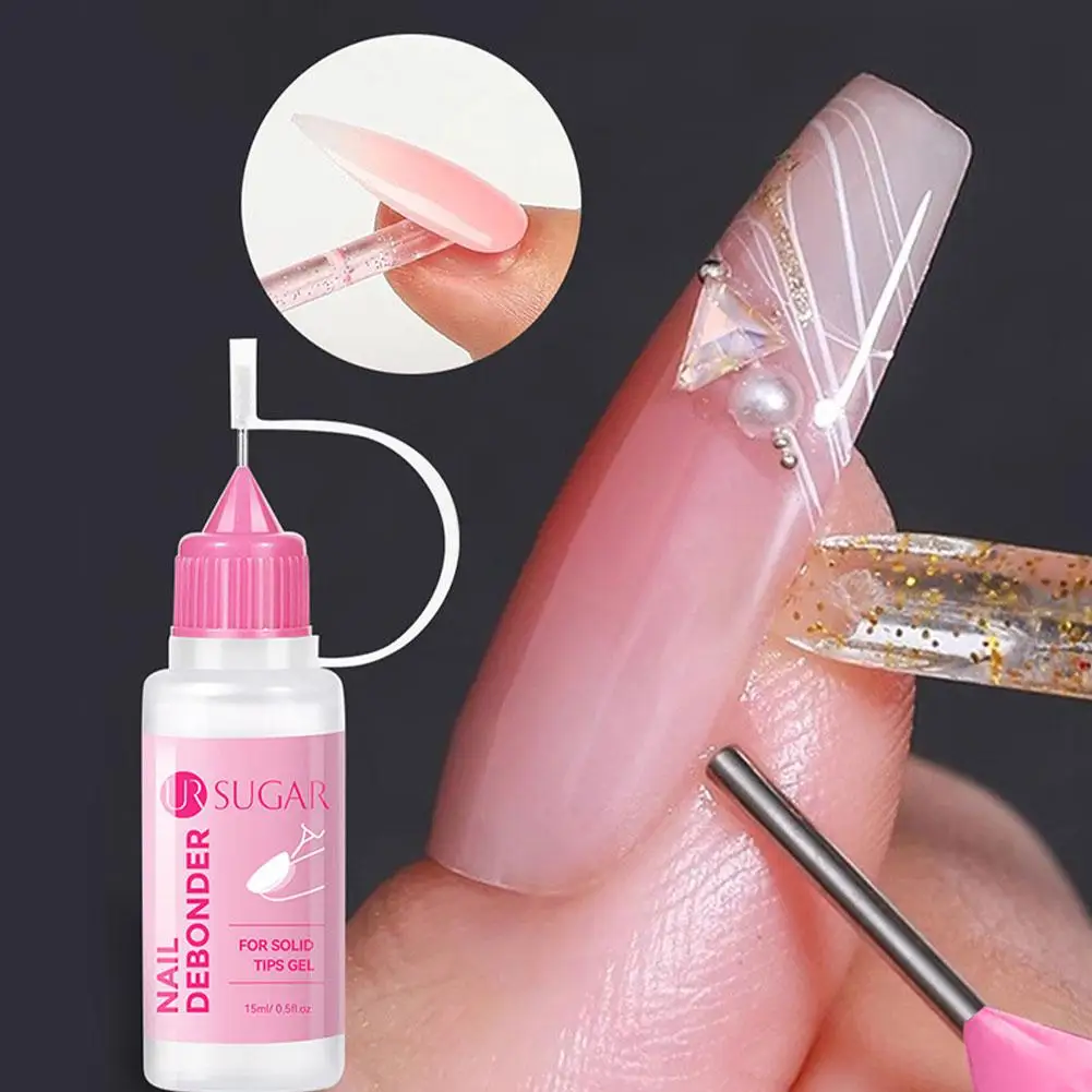 15ML Nail Glue Remover for Press on Acetone Free Nail Polish Remover Multi-Functional Remover for Nails Tips Gentle Glue Remover - Image 2