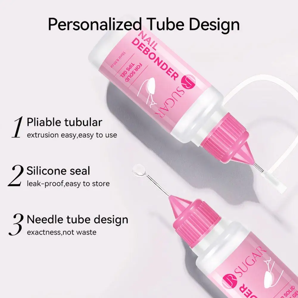 15ML Nail Glue Remover for Press on Acetone Free Nail Polish Remover Multi-Functional Remover for Nails Tips Gentle Glue Remover - Image 6