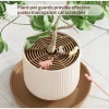 1PC Diameter 30cm Flower pot protection grille, plant protection cover, potted flower pot mesh cover, anti cat, dog excavation