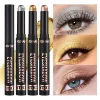 1PC Waterproof Pearlescent Eyeshadow Pencil Stick 16 Colors Lasting Glitter Shimmer Eye Shadow Highlighter Pen Eyes Makeup Tools